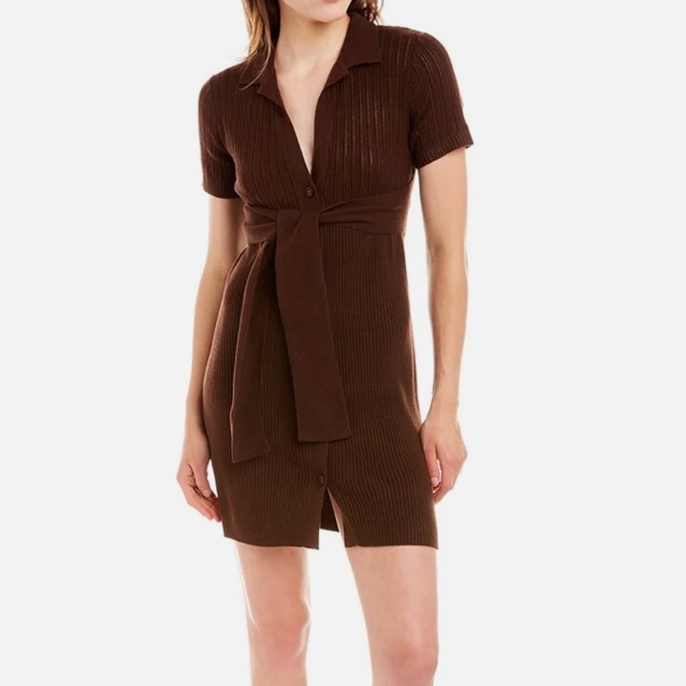 NEW THE FITFHT LABEL MARGO KNIT DRESS SIZE: XXS